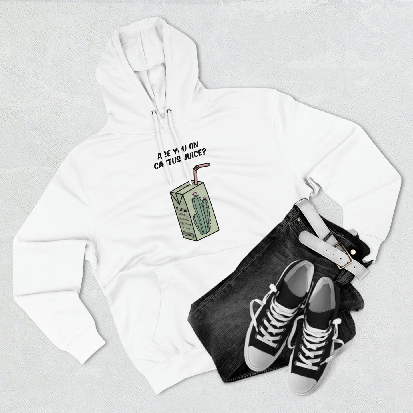 Are You On Cactus Juice Premium Pullover Hoodie