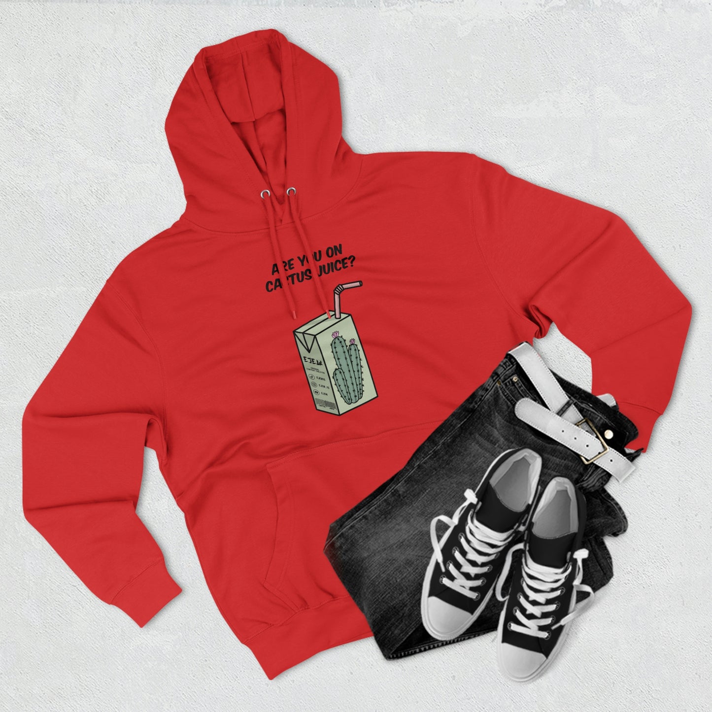 Are You On Cactus Juice Premium Pullover Hoodie